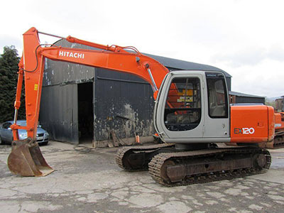 Retro Oruga Hitachi EX120